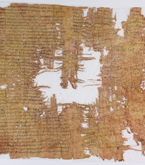 The longest Greek papyrus ever found in the Judaean Desert. | Credit: Shai Halevi, Courtesy of the Leon Levy Dead Sea Scrolls Digital Library, Israel Antiquities Authority.